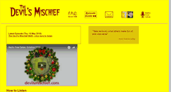 Desktop Screenshot of devilsmischief.com